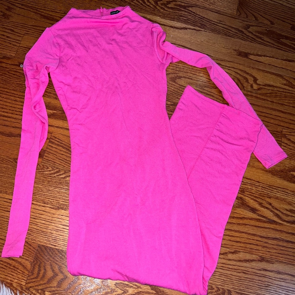 Pink Naked Wardrobe Maxi Dress